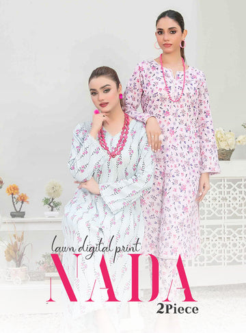 Nada by Tawakkal Fabrics | 2 Pcs Un-Stitched Lawn