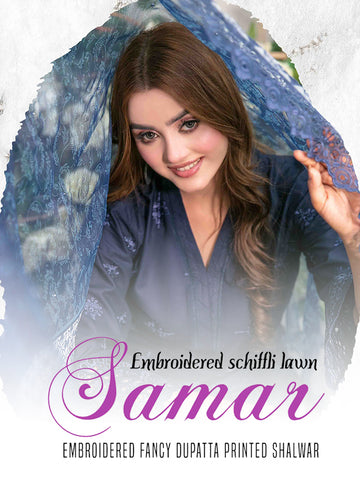 Samar by Tawakkal | 3 Piece Unstitched Lawn