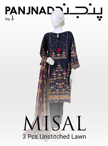 Misal By J. | 3 Pcs Unstitched Lawn Collection