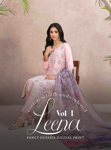 LEENA Vol 1 By Tawakkal Fabrics | 3 Piece Un-Stitched Collection