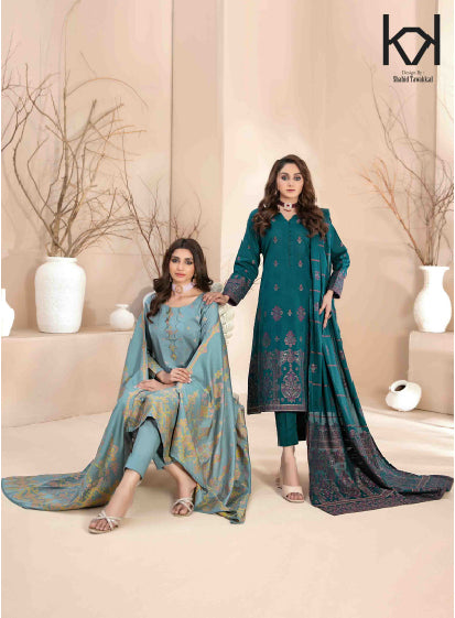 VINEEHA By Tawakkal Fabrics | 3 Piece Unstitched Collection