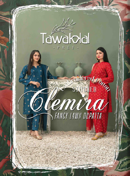 CLEMIRA by Tawakkal Fabrics | 3 Pcs Stitched