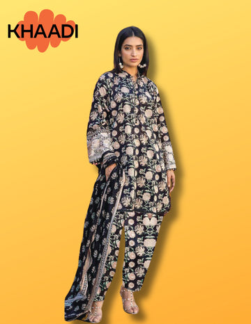 Khaadi Unstitched 3 Piece Printed Lawn