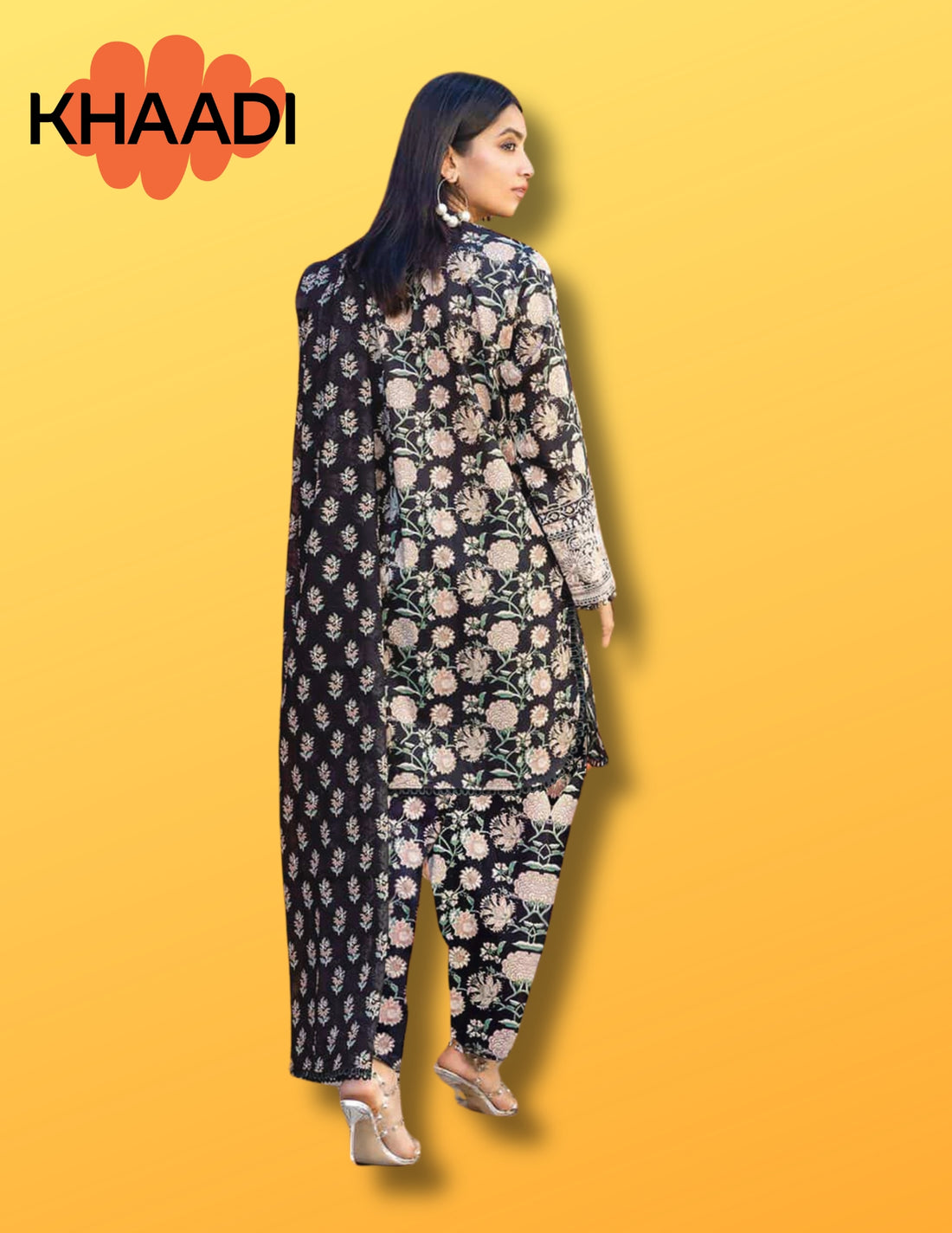 Khaadi Unstitched 3 Piece Printed Lawn