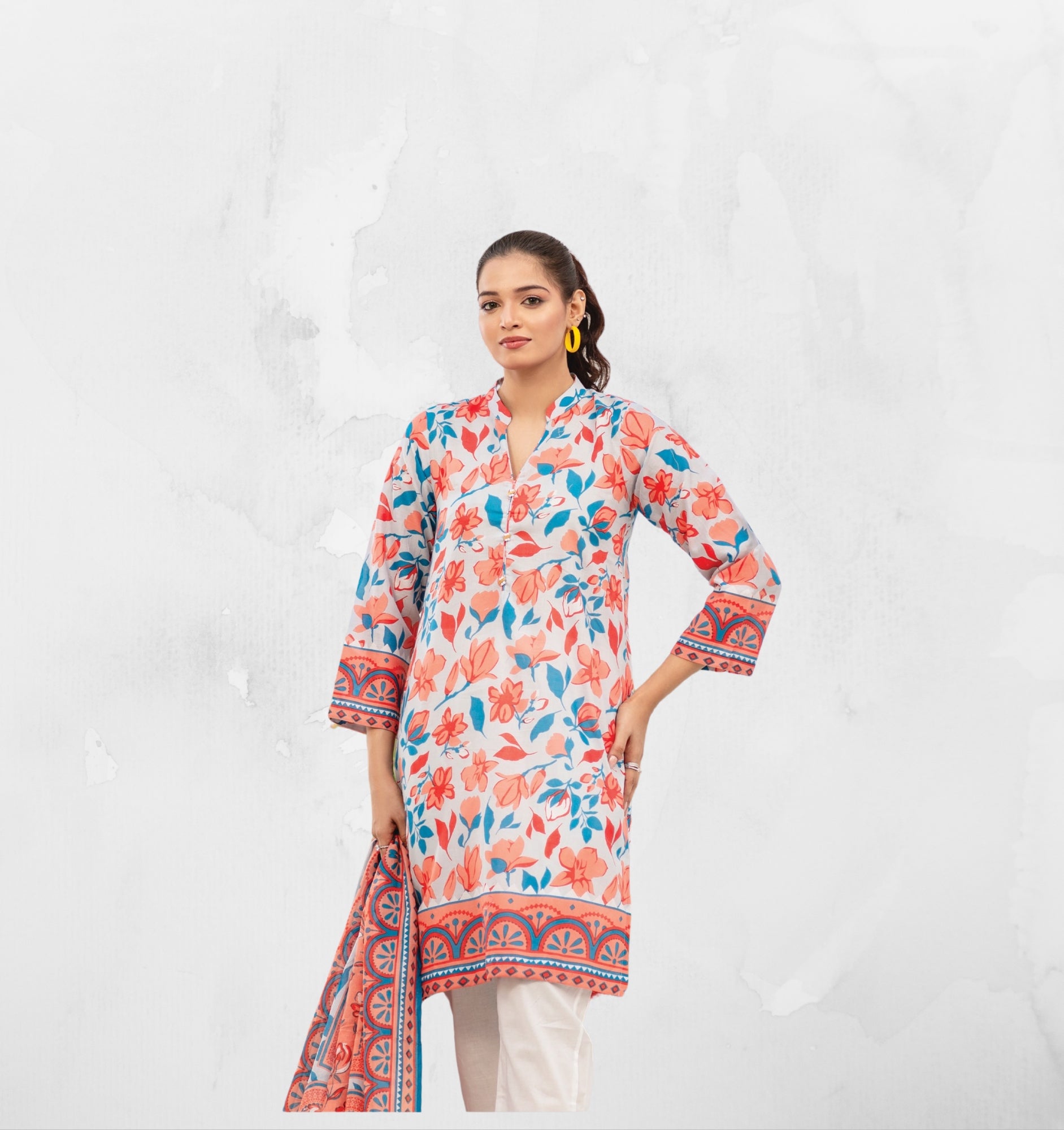 SANA SAFINAZ | 2 PIECE PRINTED | MAHAY | 42A