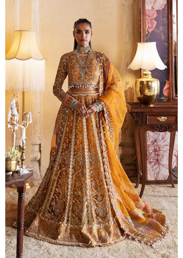 3 Piece Un-Stitched Organza Embroidered With Viscose Embroided Dupatta- D-02