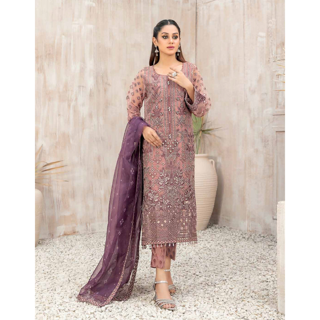 Mishkah By Tawakkal | 3 Piece Un-Stitched Collection | D-9931