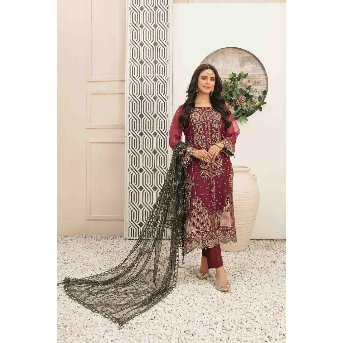 Nashwa By Tawakkal | 3 Piece Un-Stitched Collection | D-9957