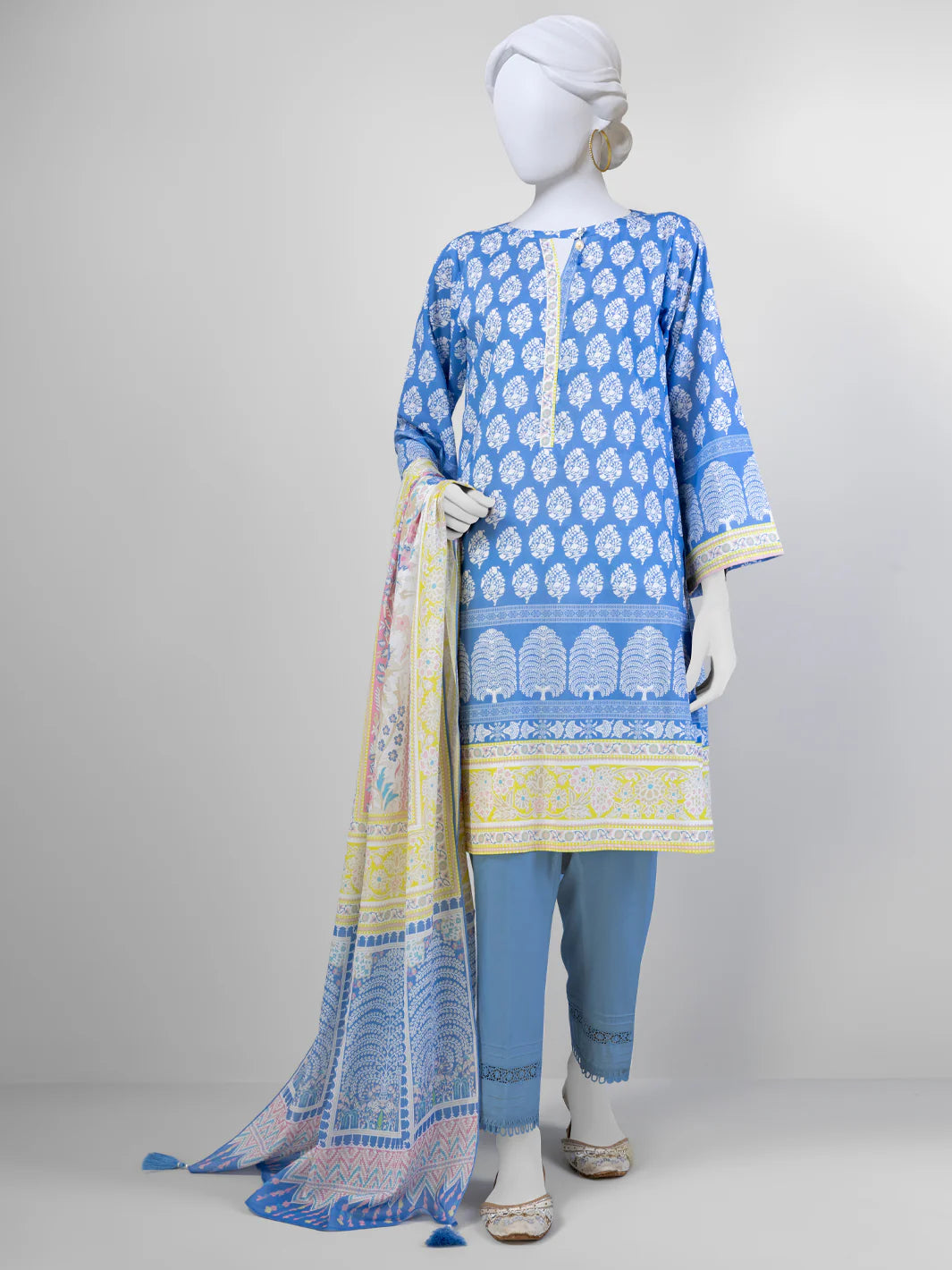 3 Piece Unstitched Lawn | PLU-24-1139