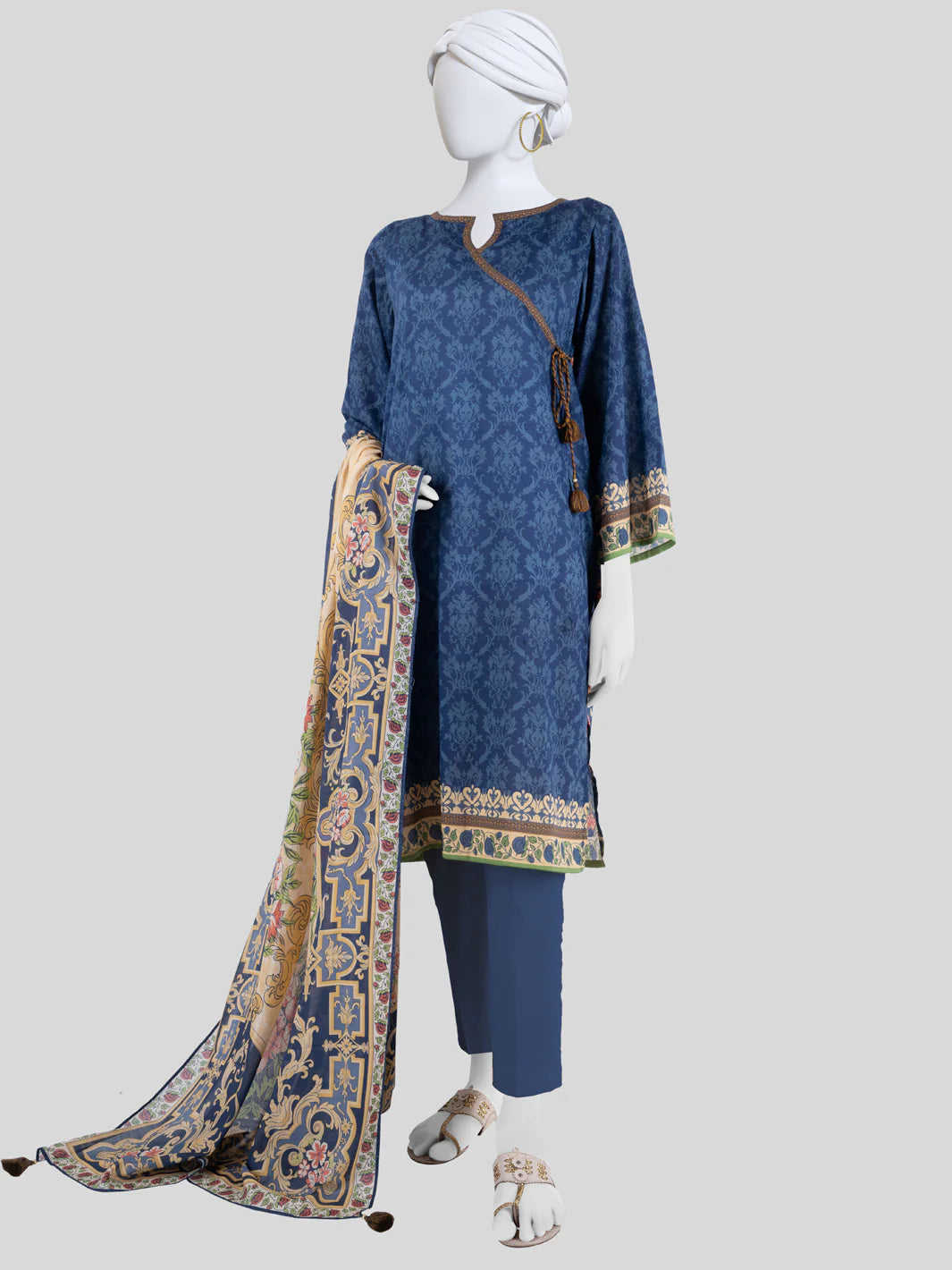 3 Piece Unstitched Lawn | PLU-24-1253