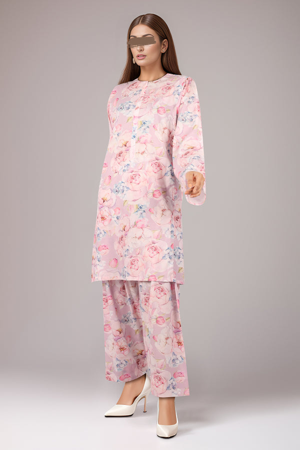 SAYA | Unstitched Printed Lawn | 2 Piece | 07B