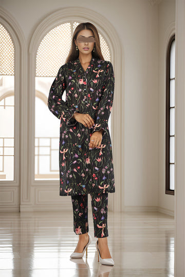 SAYA | Unstitched Printed Lawn | 2 Piece | 08A