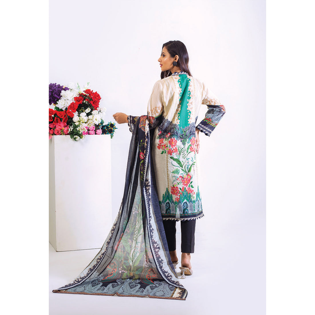 Amal By Jaffrani | Unstitched Printed Lawn Collection | D-02