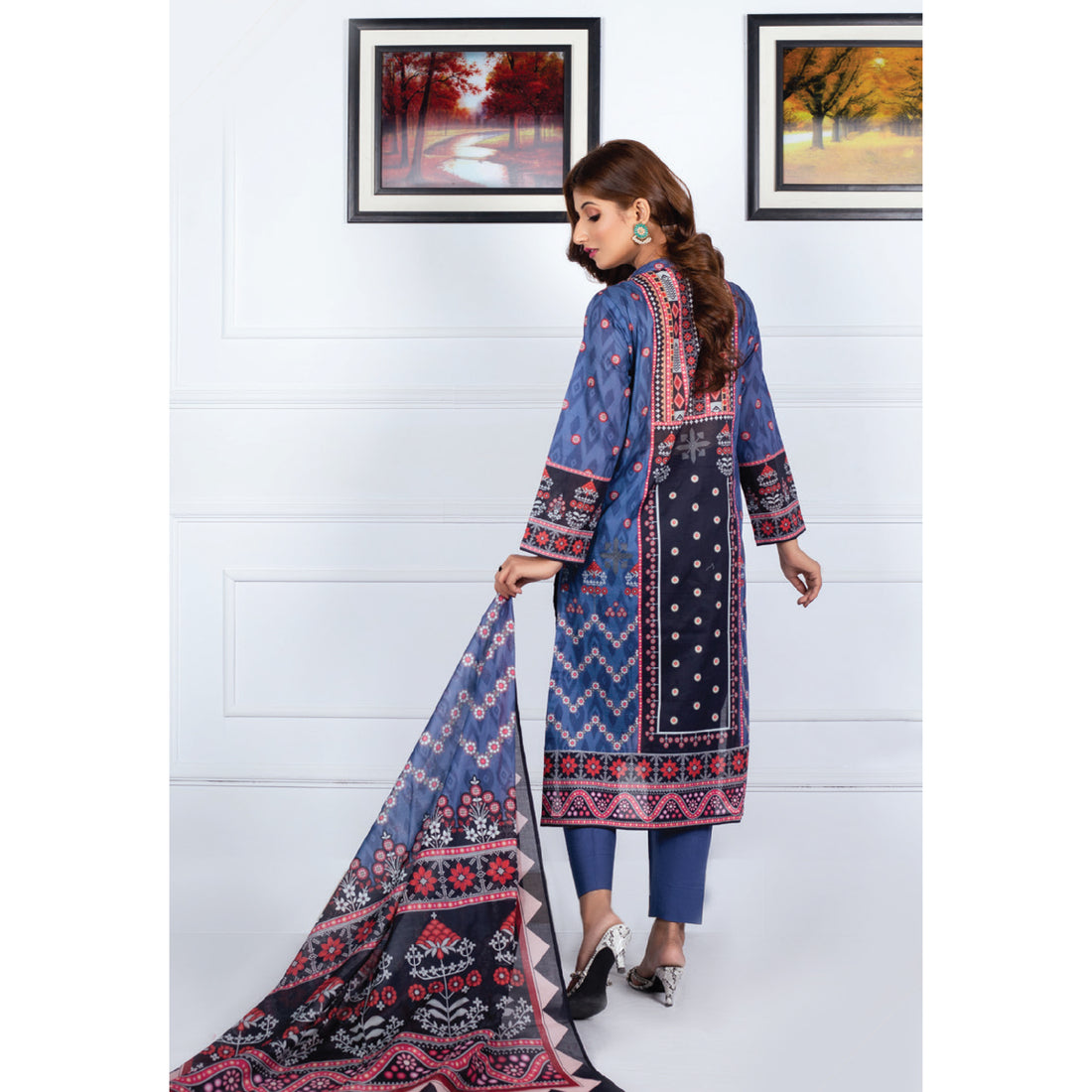 Amal By Jaffrani | Unstitched Printed Lawn Collection Vol-3 | D-03