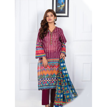 Amal By Jaffrani | Unstitched Printed Lawn Collection Vol-3 | D-09