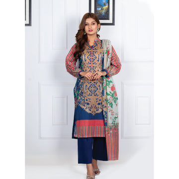 Amal By Jaffrani | Unstitched Printed Lawn Collection Vol-3 | D-10