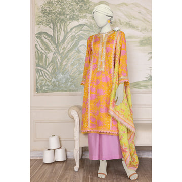 3 Piece Unstitched Embroidered Lawn | 1568 | Arsen