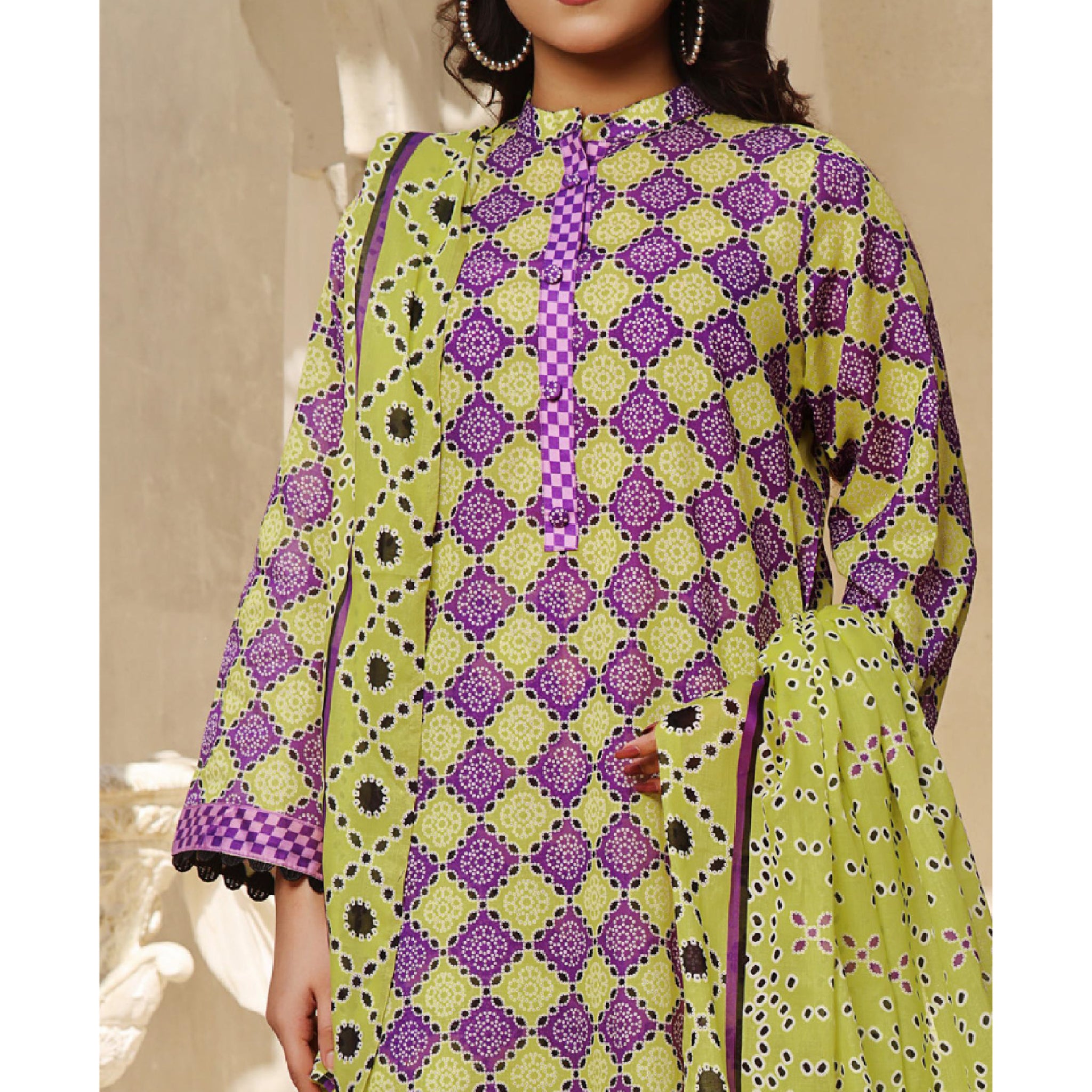 Maryam's By Abdullah | Unstitched 3Pcs Printed Lawn Collection | D-AB-06-24