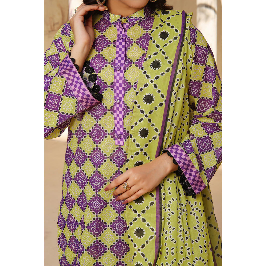 Maryam's By Abdullah | Unstitched 3Pcs Printed Lawn Collection | D-AB-06-24