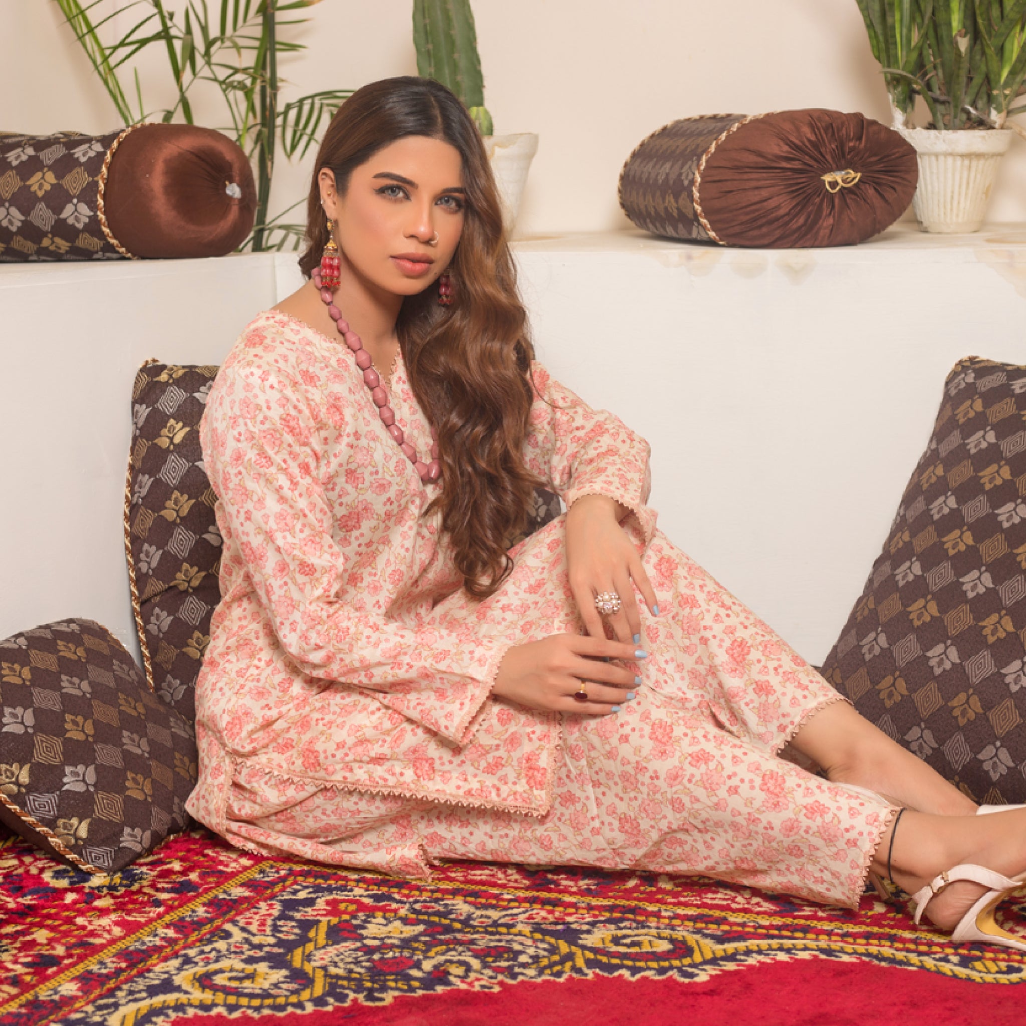 Aquarius by Zahra | Stitched 2 PCS Printed Lawn Suit | D-06